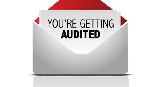 You are getting audited